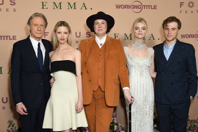 Anya Taylor-Joy, Archivbilder 2020 Bilder des Jahres, Entertainment 02 Februar Entertainment Themen der Woche KW08 Entertainment Bilder des Tages 18 February 2020 - Los Angeles, California - Bill Nighy, Mia Goth, Autumn de Wilde, Anya Taylor-Joy, Johnny Flynn. Emma. Los Angeles Premiere held at the Directors Guild of America. Photo Credit: Birdie Thompson AdMedia 251411 2020-02-18 CA Los Angeles Etats-Unis  Copyright: xAdMediax STAR_251411_037