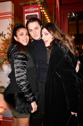 Gast, David Zechbauer und Alice Brauner beim Askania Award 2020 im Wintergarten Variete. Berlin, 18.02.2020