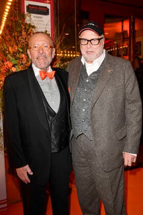 Leonhard R. Müller und Thomas Thieme beim Askania Award 2020 im Wintergarten Variete. Berlin, 18.02.2020