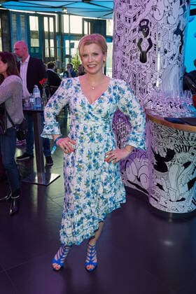 Eva Habermann - Verleihung des Kurzfilmpreises BLAUE BLUME von Romance TV im The Reed in Berlin am 19.02.2020. Blaue Blume Award