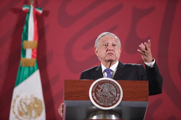 February 19, 2020: EUM20200219NAC03.JPG .CIUDAD DE MEXICO. PresidencyPresidencia-AMLO.- Aspectos de la conferencia de prensa encabezada por el presidente Andres Manuel Lopez Obrador la manana de este 19 de febrero de 2020 en Palacio Nacional. En el evento participo tambien Luisa Maria Alcalde, titular de la Secretaria del Trabajo y Prevision Social (STPS). Foto: Agencia EL UNIVERSALIvan StephensAFBV. Copyright: xElxUniversalx