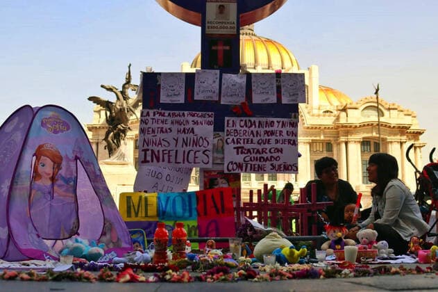 February 19, 2020: EUM20200219NAC10.JPG.CIUDAD DE MEXICO. FeministsFeministas-Protestas.- Este 19 de febrero de 2020 el colectivo Crianza Feminista se dio cita en la Antimonumenta, ubicada frente al Palacio de Bellas Artes, para colocar un memorial por el reciente feminicidio de la menor Fatima. Ademas realizaron diversas actividades en el sitio. Foto: Agencia EL UNIVERSALFernanda RojasAFBV Copyright: xElxUniversalx