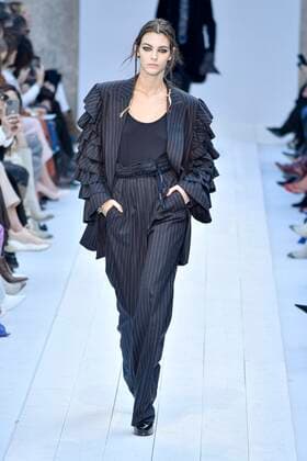 Milan, Milan Fashion Week, Women Fall Winter 2020. Milan, Women s Fashion, Autumn Winter 2020. MAX MARA catwalk Pictured: Vittoria Ceretti  Copyright: xRiccardoxGiordanox xIPAx xFotosickix