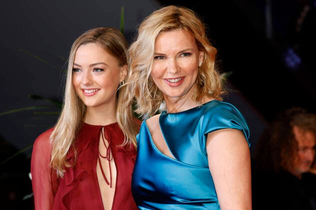 Lilly Krug and Veronica Ferres attending the opening night and My Salinger Year premiere at the 70th Berlin International Film Festival Berlinale 2020 at Berlinale Palast on February 20, 2020 in Berlin, Germany.