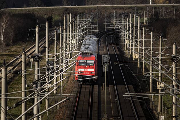 Eine Regionalbahn, aufgenommen in Wustermark, 18.02.2020. Wustermark Deutschland