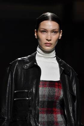 Milan, Milan Fashion Week, Women Fall Winter 2020. Milan, Women s Fashion, Autumn Winter 2020. TOD S catwalk Pictured: Bella Hadid  Copyright: xRiccardoxGiordanox xIPAx xFotosickix