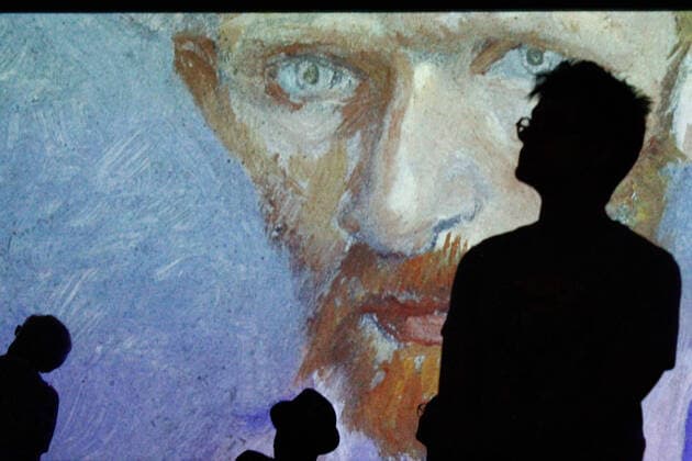 February 21, 2020: EUM20200221CUL08.JPG .CIUDAD DE MEXICO. ExhibitionExposicion-Van Gogh.- 21 de febrero de2020. Aspectos de la exposicion Van Gogh Alive The Experience en el Monumento a la Madre en la Ciudad de Mexico. Foto: Agencia EL UNIVERSALKarina ContrerasEELG Copyright: xElxUniversalx