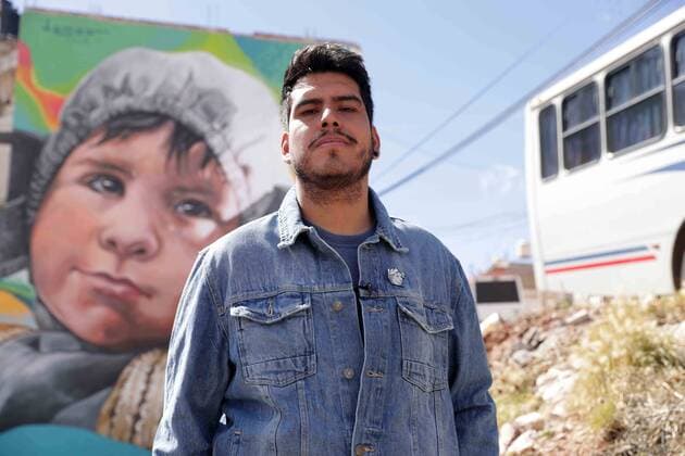 February 21, 2020: EUM20200221SOC16.JPG .ZACATECAS, Zac. CultureCultura-Murales.- En Zacatecas la gente se unio para plasmar en sus paredes la idea de un porvenir sin violencia, sin basura y sin problemas, lleno de confianza, amistades y sonrisas. Foto: Agencia EL UNIVERSALEELG Copyright: xElxUniversalx