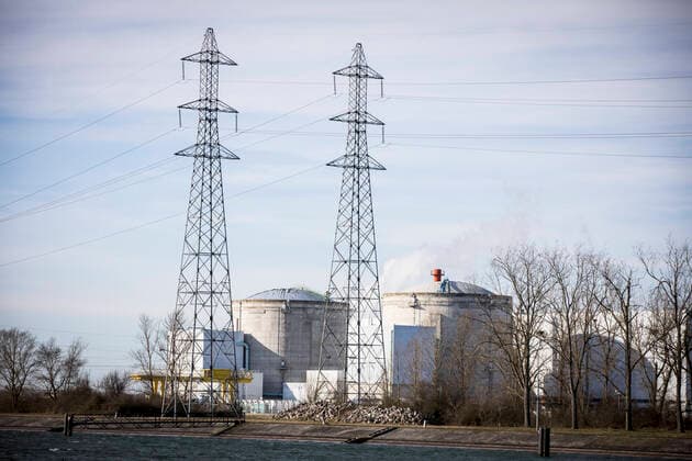 2020 Bilder des Jahres, News 02 Februar News Themen der Woche KW08 News Bilder des Tages Fessenheim nuclear powerplant in Fessenheim, eastern France, on February 22, 2020, NEWS : Centrale nucleaire de Fessenheim - 22 02 2020 ElyxandroCegarra Panoramic 