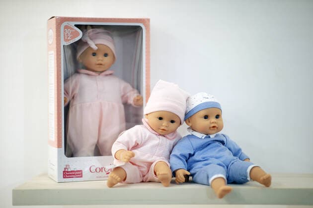 Corelle Dolls are on display at 117th American International Toy Fair at the Jacob K. Javits Convention Center in New York City on Saturday, February 22, 2020. This is largest toy and youth product marketplace in the Western Hemisphere, bringing together more than 1,000 exhibiting manufacturers, distributors, importers and sales agents from around the globe to showcase their toy and entertainment products.  NYP20200222111 JOHNxANGELILLO