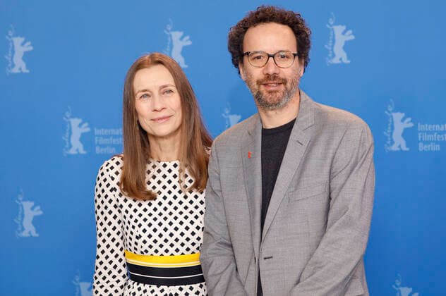 Mariette Rissenbeek und Carlo Chatrian beim Photocall mit den Leitern der Berlinale 2020 70. Internationale Filmfestspiele Berlin im Hotel Grand Hyatt. Berlin, 23.02.2020