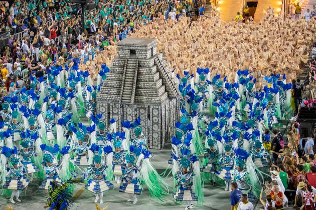 RIO DE JANEIRO, RJ - 25.02.2020: DESFILE ESCOLAS DE SAMBA CARNAVAL RJ 2020 - Unidos da Tijuca during Carnival Samba Parade RJ 2020 held at the Sambodromo, in Rio de Janeiro, RJ, on Monday night (24) x1881645x  CelsoxPupo