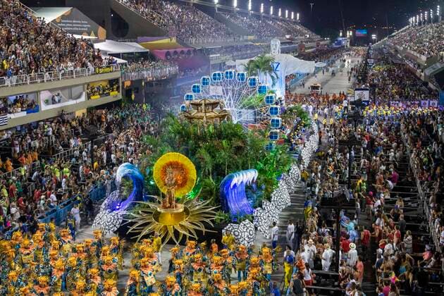 RIO DE JANEIRO, RJ - 25.02.2020: DESFILE ESCOLAS DE SAMBA CARNAVAL RJ 2020 - Unidos da Tijuca during Carnival Samba Parade RJ 2020 held at the Sambodromo, in Rio de Janeiro, RJ, on Monday night (24) x1881654x  CelsoxPupo
