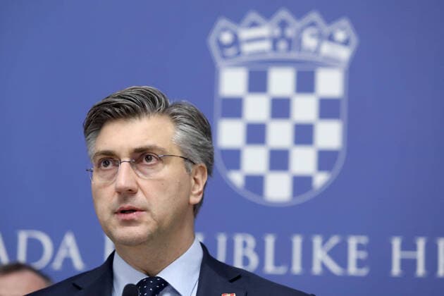 Coronavirus in Croatia 25.02.2020.,Croatia, Zagreb - Prime Minister Andrej Plenkovic announced on press conference that the first case of coronavirus disease (COVID-19) was reported in Croatia.It s about a younger man. His condition is good and he was in Milan, Italy PatrikxMacek PIXSELL