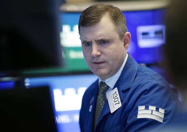 Traders work on the the floor of the New York Stock Exchange at the opening bell on Wall Street in New York City on Tuesday, February 25, 2020. Stocks fell slightly on Tuesday after a failed early attempt at recovering some of the lost ground from the Monday session which was the market s worst day in two years. Stocks fell sharply the day before with Dow Jones Industrial Average closing down over 1,000 points on possible fears from the coronavirus outbreak.  NYP20200225107 JOHNxANGELILLO