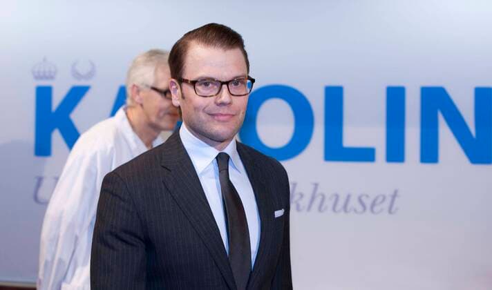 Prince Daniel Swedish crown princess gives birth to a daughter, 04 26, Karolinska University Hospital in Solna 23 February 2012 c Charles Hammarsten IBL 2012 02 23 Prince Daniel holds a peso conference as he and his first child, a daughter, together with Crown Princess Kungahus Sweden x2492x,  Copyright: xTTxImagex xIBLx TT NYHETSBYRÅN