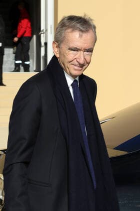 Sortie du Defile Dior. Bernard Arnault. 251827 2020-02-25  Copyright: xSebastienxFremontx xStarfacex STAR_251827_076