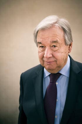 Antonio Guterres, Generalsekretaer der Vereinte Nationen, aufgenommen im Rahmen des 43. Menschenrechtsrat im Palais des Nations in Genf. 24.02.2020. Genf Schweitz