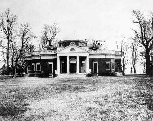 Monticello, the home of President Thomas Jefferson, Charlottesville, Virginia, circa 1936. Courtesy Everett Collection PUBLICATIONXNOTxINxCANxCHNxFRAxITAxJPNxNORxPOLxRUSxESPxUKxUSA Copyright: xCourtesyxEverettxCollectionx PBDTHJE EC003