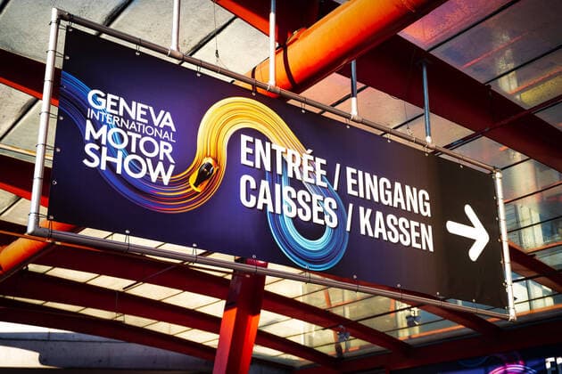 Schweiz verbietet Großveranstaltungen - Symbolbilder von der Internationalen Auto Show Genf Genf, Palexpo Copyright: xMarcxGruberx