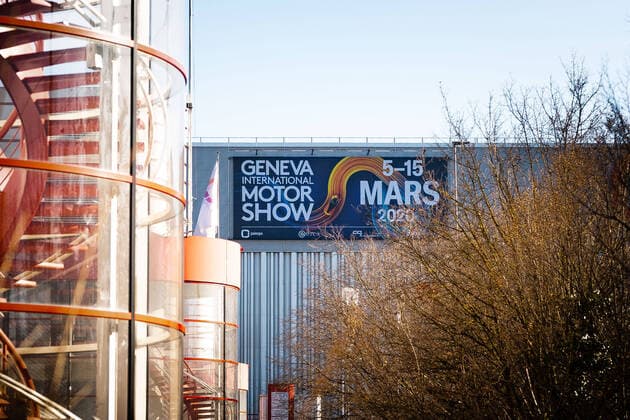 Schweiz verbietet Großveranstaltungen - Symbolbilder von der Internationalen Auto Show Genf Genf, Palexpo Copyright: xMarcxGruberx