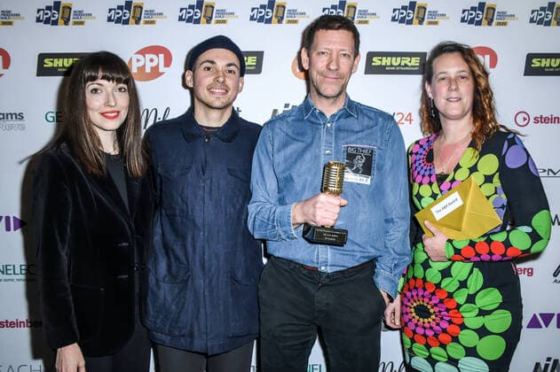 The A&R Award winner Ed Horrox attends The Music Producers Guild Awards at JW Marriott Grosvenor House London on Park Lane in London. FEBRUARY 27th 2020  SLIx20575