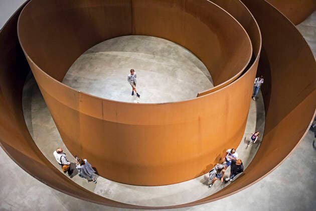 The matter of timeÂ by Richard Serra, Guggenheim Museum, Bilbao, Spain Bilbao Spain Copyright: xLucasxVallecillosx xVWPicsx LVM-Bi.Gui.8503