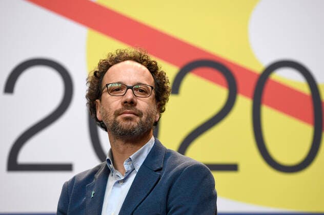 Carlo Chatrian bei der Verleihung des Amnesty International Film Award 2020 für den Film Welcome to Chechnya auf der Berlinale 2020 70. Internationale Filmfestspiele Berlin im Hotel Grand Hyatt. Berlin, 29.02.2020