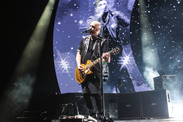 February 29, 2020: Daniel O Donoghue, Mark Sheehan and Glen Power of the Irish band, The Script, perform a sold out show at the O2 Arena in London, promoting their new album Sunsets and Full Moons, 2020 - ZUMAw167 20200229_zap_w167_009 Copyright: xMylesxWrightx