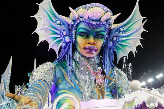2020 Bilder des Jahres, News 02 Februar News Themen der Woche KW09 SÃO PAULO, SP - 01.03.2020: DESFILE DAS CAMPEÃS DO CARNAVAL SP 2020 - Parade of the carnival champions of SP 2020 on the night of this Saturday 29. With the plot? From the corner of the Yabas, a new address is reborn? youth Alegre is the sixth choice to parade at Anhembi. x1884872x  JoelxNogueira