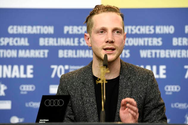 Adrien Merigeau (Audi Kurzfilm Preis Genius Loci ) bei der Pressekonferenz der Preisträger auf der Berlinale 2020 70. Internationale Filmfestspiele Berlin im Hotel Grand Hyatt. Berlin, 29.02.2020