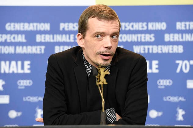 Cristi Puiu (Encounters Award Beste Regie Malmkrog ) bei der Pressekonferenz der Preisträger auf der Berlinale 2020 70. Internationale Filmfestspiele Berlin im Hotel Grand Hyatt. Berlin, 29.02.2020