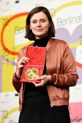 Sandra Wollner (Special Jury Award The Trouble With Being Born ) bei der Pressekonferenz der Preisträger auf der Berlinale 2020 70. Internationale Filmfestspiele Berlin im Hotel Grand Hyatt. Berlin, 29.02.2020