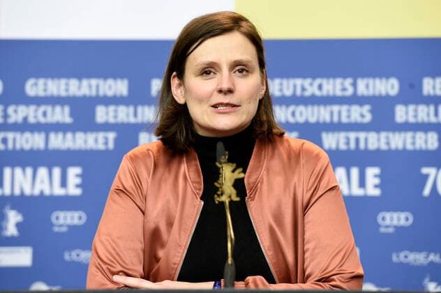 Sandra Wollner (Special Jury Award The Trouble With Being Born ) bei der Pressekonferenz der Preisträger auf der Berlinale 2020 70. Internationale Filmfestspiele Berlin im Hotel Grand Hyatt. Berlin, 29.02.2020
