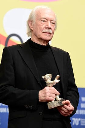 Jürgen Jürges (Silberne Bär Herausragende Künstlerische Leistung für Kamera DAU. Natasha ) bei der Pressekonferenz der Preisträger auf der Berlinale 2020 70. Internationale Filmfestspiele Berlin im Hotel Grand Hyatt. Berlin, 29.02.2020