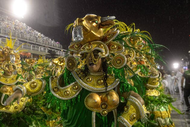 RIO DE JANEIRO, RJ - 01.03.2020: DESFILE DAS CAMPEAS RJ 2020 - Youth during the Carnival Parade of the special group of Carnival 2020, held at the Sambodromo in the city of Rio de Janeiro, RJ. x1885033x  CristianexMota