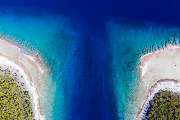Almonu Pass im Apataki Atoll, Tuamotu Archipel, Franzoesisch Polynesien Almonu Pass of Apataki Atoll, Tuamotu Archipel, French Polynesia Apataki Atoll, Franzoesisch Polynesien
