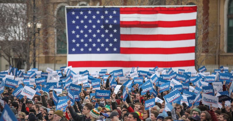 Bilder des Jahres 2020, News 03 März News Themen der Woche KW10 Crowd of supporters at a Bernie Sanders Rally at Utah State Fair Park on March 2, 2020 in Salt Lake City, Utah. USA - 2020 - Bernie Sanders Rally in Salt Lake City  Copyright: xJuliexShipmanx