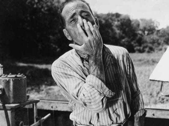 OSCARS. Bester Hauptdarsteller. PreistrÃ¤ger 1951-1960 THE AFRICAN QUEEN, Humphrey Bogart, 1951 PUBLICATIONXNOTxINxCANxCHNxFRAxITAxJPNxNORxPOLxRUSxESPxUKxUSA Copyright: xCourtesyxEverettxCollectionx MBDAFQU EC061