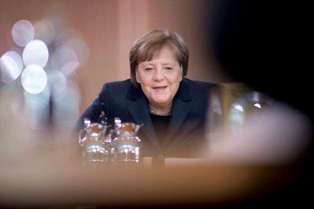 Bilder des Jahres 2020, News 03 März News Themen der Woche KW10 News Bilder des Tages Angela Merkel, Kabinett DEU, Deutschland, Germany, Berlin, 04.03.2020 Angela Merkel, Bundeskanzlerin CDU, vor der Kabinettssitzung im Berliner Kanzleramt in Berlin. Angela Merkel, Chancellor CDU, during a cabinet meeting at the chancellor office in Berlin, Germany
