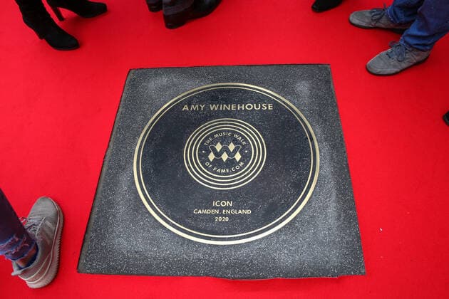 March 4, 2020, London, United Kingdom: Amy Winehouse s stone, in honour of the late British singer at the Music Walk of Fame in Camden, in north London. London United Kingdom - ZUMAs197 20200304_zaa_s197_221 Copyright: xStevexTaylorx
