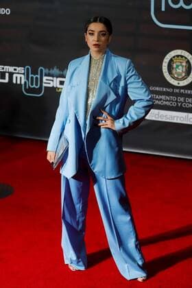 Lola Indigo poses in the red carpet of the second edition of the Tu Musica Urbano Awards, at the Jose Miguel Agrelot Coliseum of San Juan, Puerto Rico, 5 March 2020. Tu Musica Urbano Awards in San Juan !ACHTUNG: NUR REDAKTIONELLE NUTZUNG!  Copyright: xThaisxLlorcax AME1506 20200306-637190616567489445