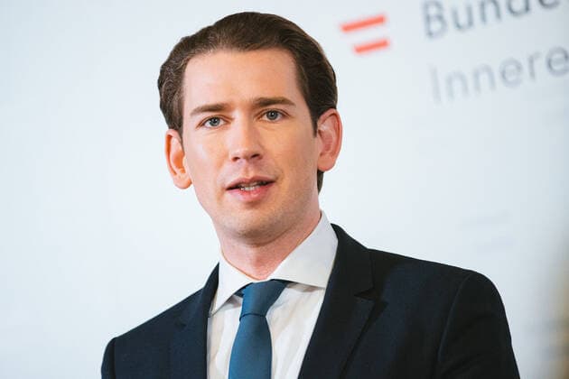 Wien 06.03.2020, Einsatzstab, Innenministerium, Wien, AUT, Pressekonferenz Bundeskanzler Sebastian Kurz, Gesundheitsminister Rudolf Anschober und Innenminister Karl Nehammer informieren ueber aktuelle Entwicklungen zum Corona-Virus, im Bild Sebastian Kurz (OeVP) during press conference Chancellor Sebastian Kurz, Minister of Health Rudolf Anschober and Minister of the Interior Karl Nehammer inform about current developments regarding the Corona virus at the Ministery of Interior in Vienna, Austria on 2020 03 06.
