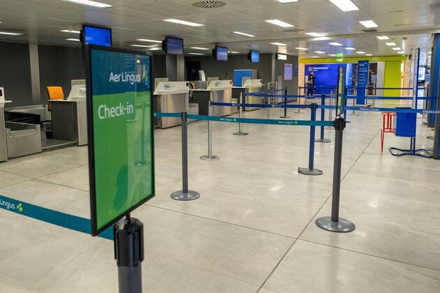 Milan, Linate airport is almost completely empty due to the Coronavirus emergency (Massimo Alberico Fotogramma, Milan - 2020-03-07) p.s. la foto e utilizzabile nel rispetto del contesto in cui e stata scattata, e senza intento diffamatorio del decoro delle persone rappresentate  Copyright: xMassimoxAlbericox xFOTOGRAMMAx