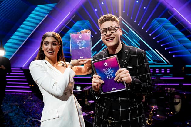 Bilder des Jahres 2020, Entertainment 03 März Entertainment Themen der Woche KW10 Entertainment Bilder des Tages Ben & Tan vinder Dansk Melodi Grand Prix 2020. Dansk Melodi Grand Prix 2020 i Royal Arena, loerdag den 7. marts 2020.. , Copenhagen Denmark *** Ben Tan Wins Danish Melody Grand Prix 2020 Danish Melody Grand Prix 2020 at Royal Arena, Saturday, March 7, 2020, Copenhagen Denmark,  Copyright: RitzauxScanpix IdaxGuldbaekxArentsenx cop101 spdk20200307-231035-L
