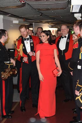 . 07 03 2020. London, United Kingdom. Prince Harry and Meghan Markle, the Duke and Duchess of Sussex, at the Mountbatten Festival of Music at the Royal Albert Hall in London.  xi-Imagesx Poolx IIM-20867-0060