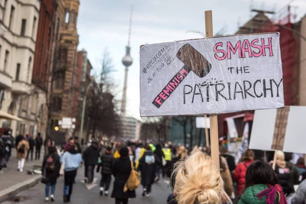Bilder des Jahres 2020, News 03 März News Themen der Woche KW10 Berlin, Internationale Frauentagsdemo Deutschland, Berlin - 08.03.2020: Im Bild sind Impressionen von der Internationalen Frauentagsdemo in Berlin zu sehen. Berlin Berlin Deutschland *** Berlin, International Womens Day Demo Germany, Berlin 08 03 2020 The picture shows impressions of the International Womens Day Demo in Berlin Berlin Berlin Germany