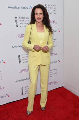 Bilder des Jahres 2020, Entertainment 03 März Entertainment Themen der Woche KW10 March 8, 2020, Los Angeles, California, USA: Andie MacDowell arrives for the 8th Annual Women Making History Awards held at the Skirball Cultural Center. Los Angeles USA - ZUMAo05_ 20200308_zaf_o05_031 Copyright: xLisaxO Connorx