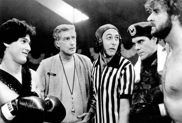 MEATBALLS PART II, from left, John Mengatti, Richard Mulligan, Paul Reubens, Donald Gibb, (far right), 1984, TriStar Pictures Courtesy Everett Collection Â©TriStar Pictures Courtesy Everett Collection PUBLICATIONXNOTxINxCANxCHNxFRAxITAxJPNxNORxPOLxRUSxESPxUKxUSA Copyright: xTriStarxPictures CourtesyxEverettxCollectionx MBDMEAT EC019