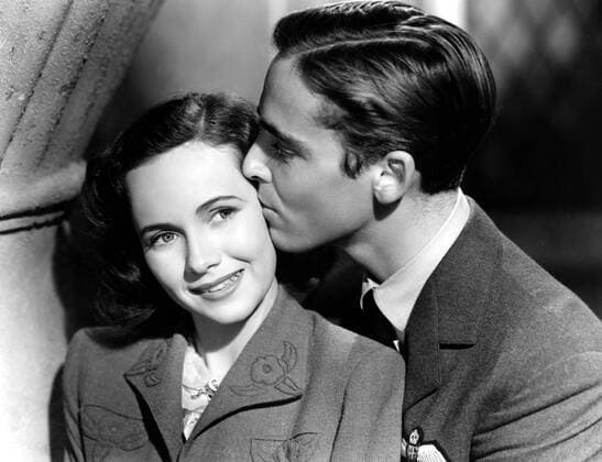 OSCARS. Beste Nebendarstellerin. PreistrÃ¤gerinnen 1941-1950 MRS. MINIVER, Teresa Wright, Richard Ney, 1942. Courtesy Everett Collection PUBLICATIONXNOTxINxCANxCHNxFRAxITAxJPNxNORxPOLxRUSxESPxUKxUSA Copyright: xCourtesyxEverettxCollectionx MBDMRMI EC021